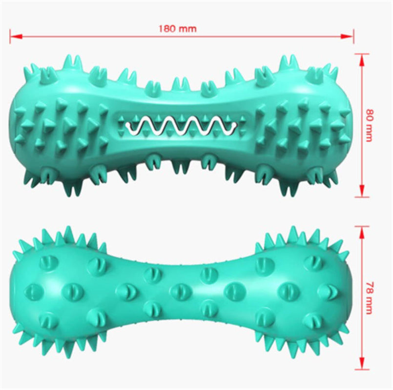 Durable Dog Chew Toy – Rubber Molar Stick for Dental Cleaning & Healthy Teeth