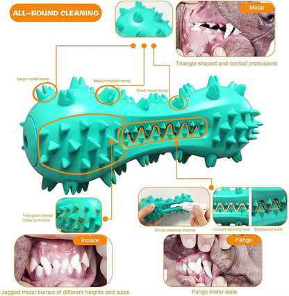 Durable Dog Chew Toy – Rubber Molar Stick for Dental Cleaning & Healthy Teeth